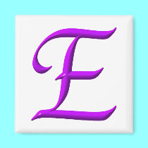 The letter E magnets by Artists4God The letter E magnets