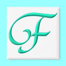 The letter F magnets by Artists4God The letter F magnets