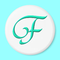 The letter F magnets by Artists4God The letter F magnets