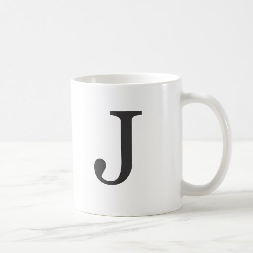 "the letter J" Mug