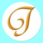 The letter J stickers