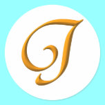 The letter J stickers