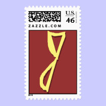The Letter J Stamp stamps