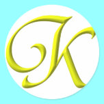 The letter K stickers