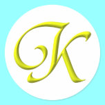 The letter K stickers