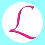 The letter L stickers