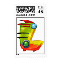 The letter Lamtha stamps