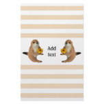 The letter paper of prairie dog stationery design