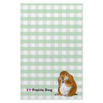 The letter paper of prairie dog custom stationery
