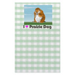 The letter paper of prairie dog stationery