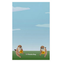 The letter paper of prairie dog custom stationery
