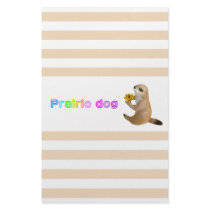 The letter paper of prairie dog custom stationery