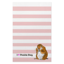 The letter paper of prairie dog custom stationery