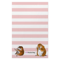 The letter paper of prairie dog stationery