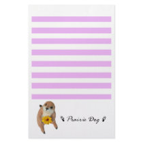 The letter paper of prairie dog stationery paper