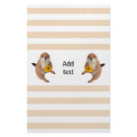 The letter paper of prairie dog stationery design