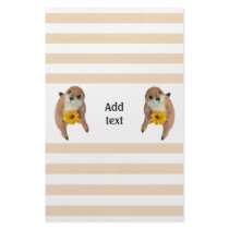 The letter paper of prairie dog customized stationery