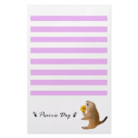 The letter paper of prairie dog personalized stationery