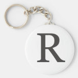 "the letter R" Key Chains