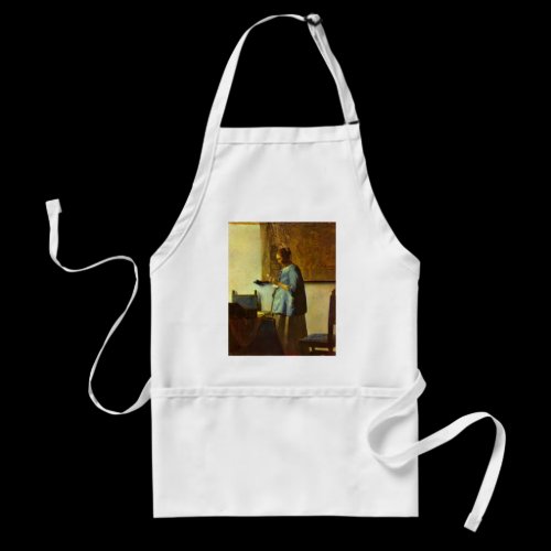 The letter reader by Johannes Vermeer Apron