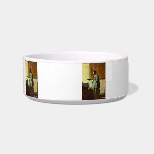 The letter reader by Johannes Vermeer Cat Bowls