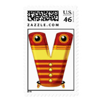 The letter Vivu stamps