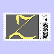 The Letter Z Stamp stamps