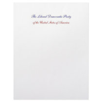 The Liberal Democratic Party of the United States letterhead by maximus7 The Liberal Democratic Party of the United States letterhead