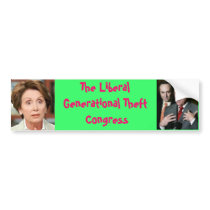 The Liberal Generational Theft Congress bumper stickers by murphycd2 The Liberal Generational Theft Congress bumper stickers