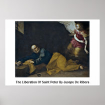 The Liberation Of Saint Peter By Jusepe De Ribera Posters