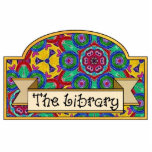 "The Library" - Decorative Sign photo sculptures
