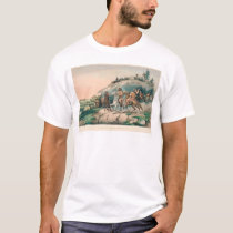 The Life of a Trapper: A Sudden Halt (0877A) t-shirts by Bancroft The Life of a Trapper: A Sudden Halt (0877A) t-shirts