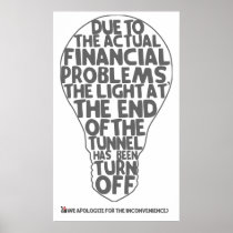 THE LIGHT AT THE END OF THE TUNNEL PRINT