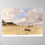 The lighthouse by Claude Monet Print