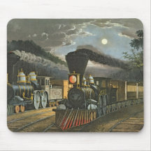 The Lightning Express Trains, 1863 Mousepad