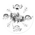 The Lil' button stickers