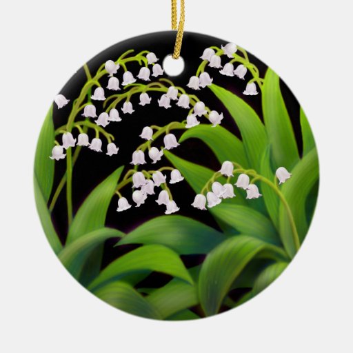 The Lily of the Valley Floral Ornament Zazzle
