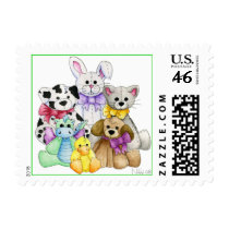 The Line Up Postage Stamp