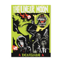 The Linear Moon Postcard postcards by 40ozcomics The Linear Moon Postcard postcards