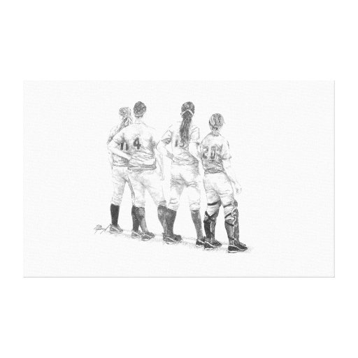 The Lineup Gallery Wrapped Canvas