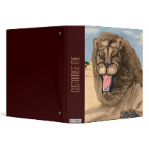 The Lion Vinyl Binder