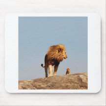 The Lion King ( Adult Lion and Cub) Mouse Pad