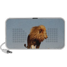The Lion King ( Adult Lion and Cub) Notebook Speaker