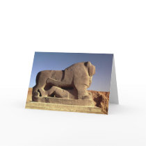 The Lion of Babylon Greeting Cards