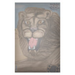 The Lion Customized Stationery