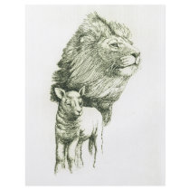 THE LION & THE LAMB flyers by marylouroche THE LION & THE LAMB flyers