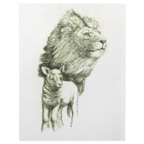 THE LION & THE LAMB letterhead by marylouroche THE LION & THE LAMB letterhead