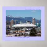 The Lions & BC Place Print