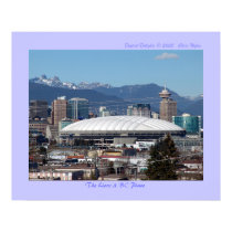 The Lions & BC Place posters