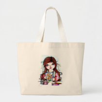 The Little Artist Painting Happy Flowers bags